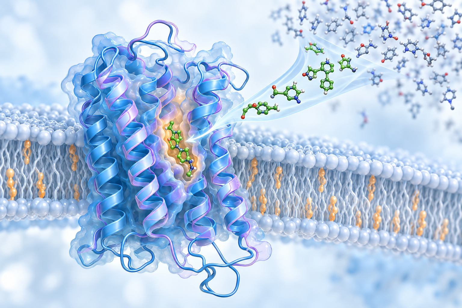 AlphaMol GPCR computational drug discovery platform